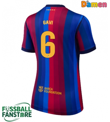 Barcelona Paez Gavi #6 Replik Heimtrikot Damen 2026-27 Kurzarm